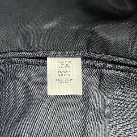 J.Crew 100% Wool Navy Blazer - Picture 4 of 4